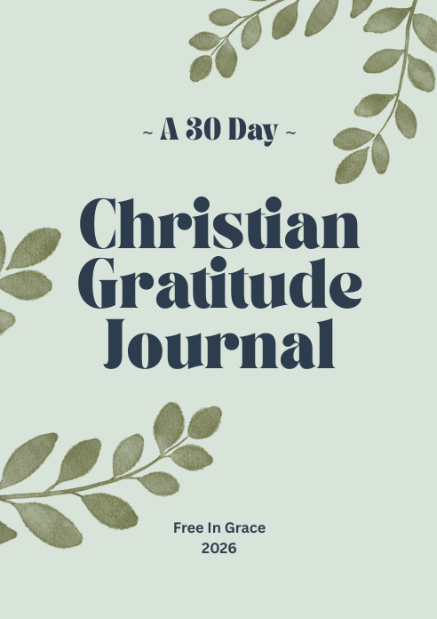 A 30 Day Christian Gratitude Journal for iPad & GoodNotes (Green)