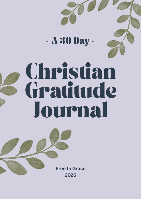 A 30 Day Christian Gratitude Journal for iPad & GoodNotes (Purple)