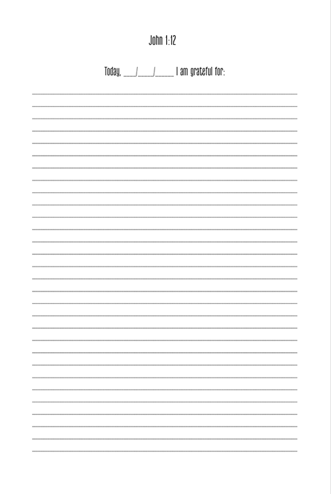 A 30 Day Christian Gratitude Journal (Print Edition-Lavender)