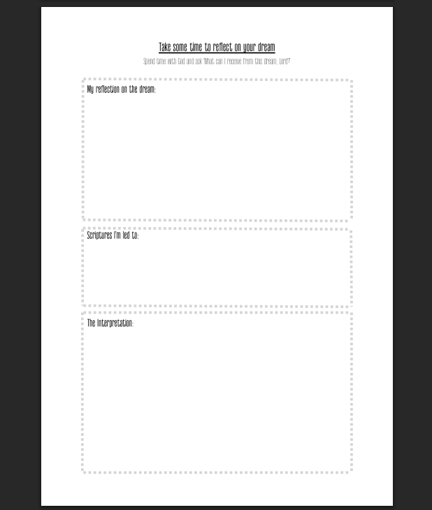 Dream Journal - For the Believer (Tan)